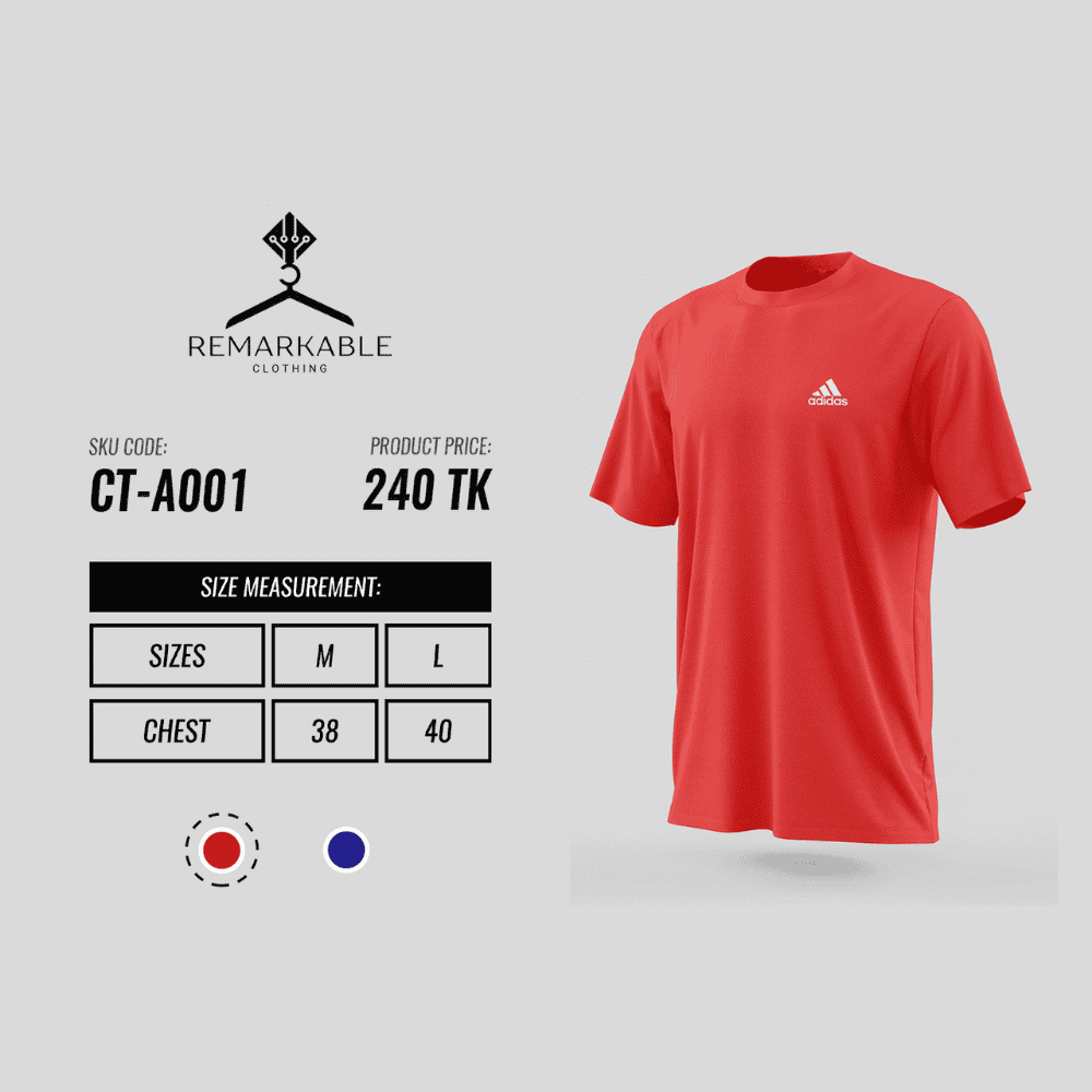 Adidas Cotton Red