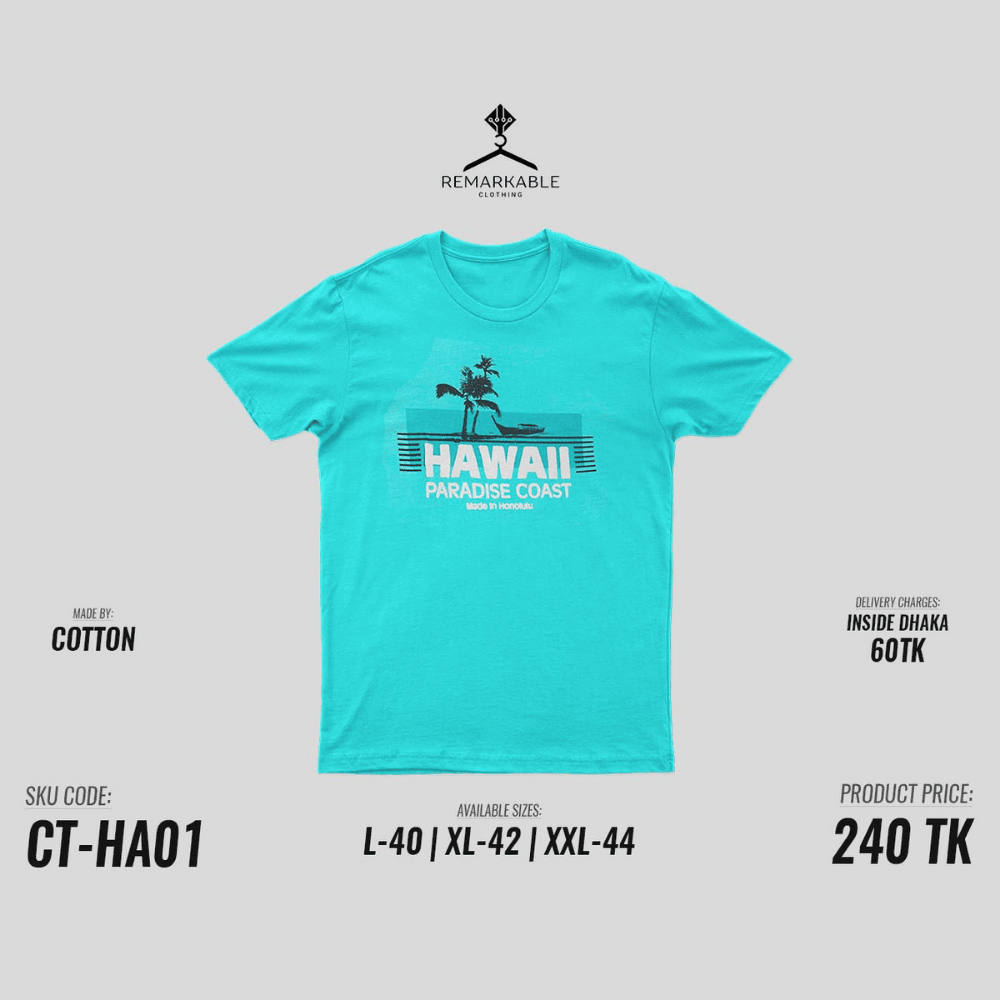 Hawaii Tex Cotton Tshirt